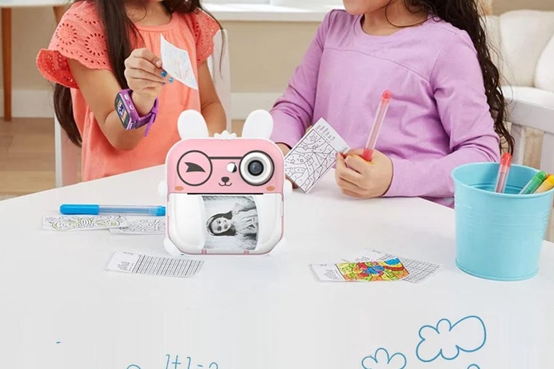 Toy Kids Camera Instant Print Portable Digital Video Camera with 2 Rolls Print P Carousel 5
