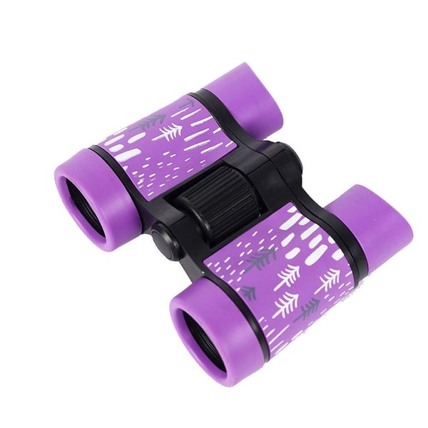 Kids Binoculars 4x30 High-Resolution Optics Binoculars Kids Toy-Purple Carousel 1