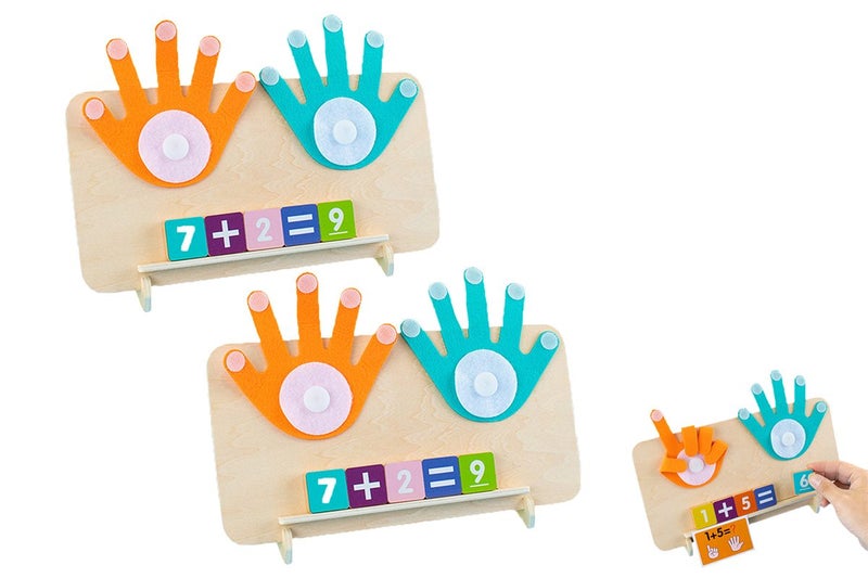 2Pcs Wooden Educational Math Manipulatives Montessori Toys For Kids Math Game Nu Carousel 1