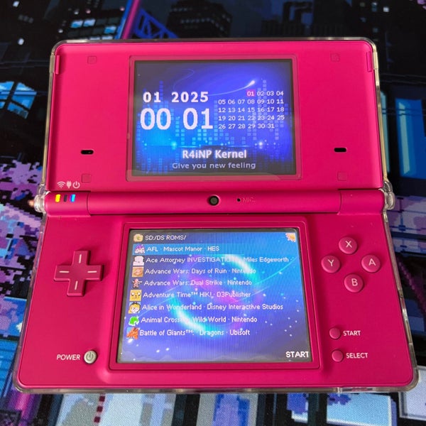 Nintendo DSi Console - Pink Carousel 1