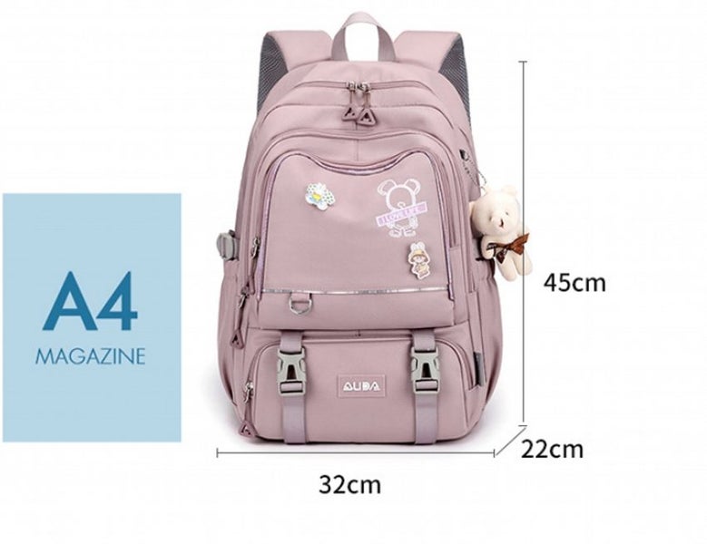 Students School Bag Backpack Waterproof Boys Girls Laptop Bookbag Rucksack Carousel 6