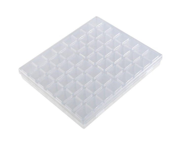 Grids Compartment Storage Box Container Jewellery Craft Organiser Case Carousel 1