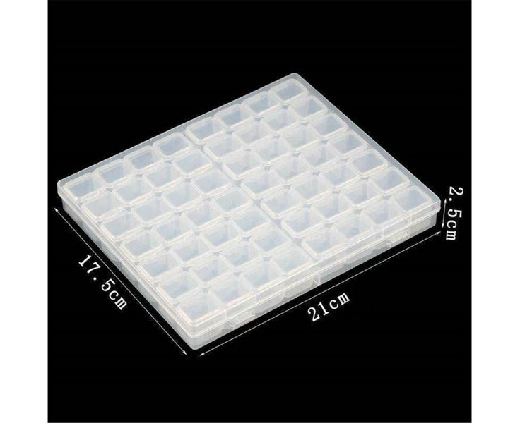 Grids Compartment Storage Box Container Jewellery Craft Organiser Case Carousel 2