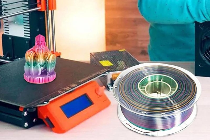 Gradient Color Change Silk PLA 3D Printing Filament For Most FDM 3D Printers-ST4 Carousel 2