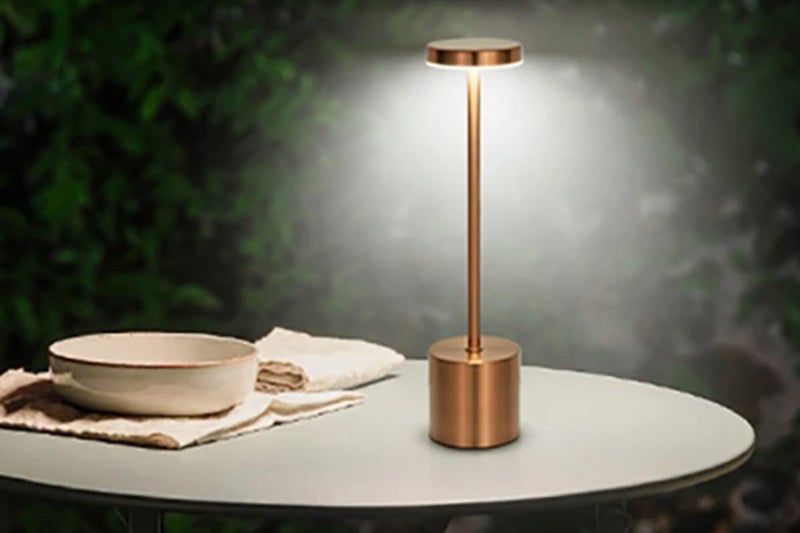 2Pcs Cordless Table Lamp Portable Touch Sensor LED Desk Lamp Beside Night Light- Carousel 4