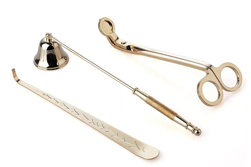3 In 1 Candle Accessory Set Candle Wick Trimmer Cutter Candle Snuffer Extinguish Carousel 1