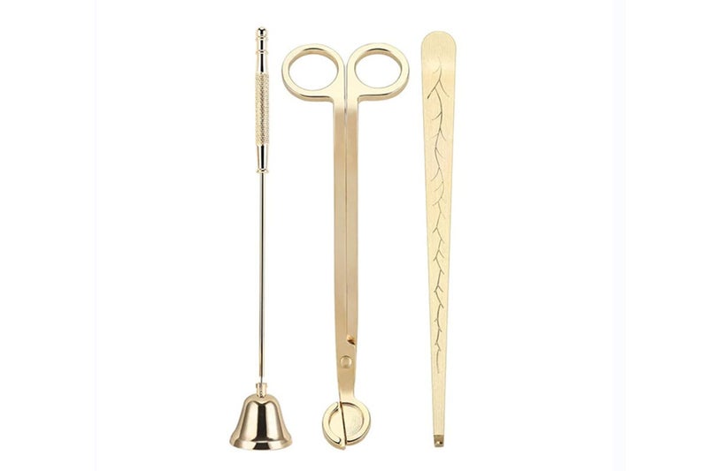 3 In 1 Candle Accessory Set Candle Wick Trimmer Cutter Candle Snuffer Extinguish Carousel 2