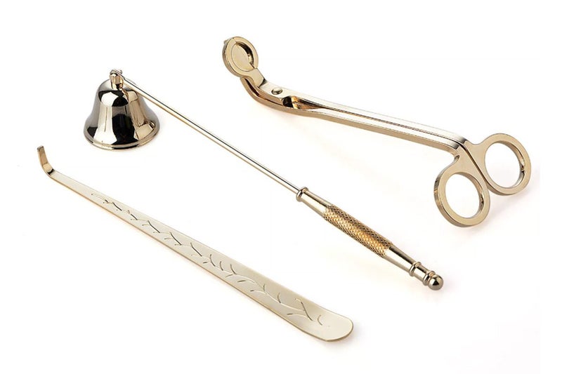 3 In 1 Candle Accessory Set Candle Wick Trimmer Cutter Candle Snuffer Extinguish Carousel 3