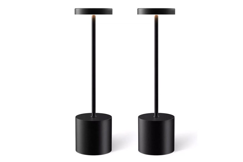 2Pcs Cordless Table Lamp Portable Touch Sensor LED Desk Lamp Beside Night Light- Carousel 1