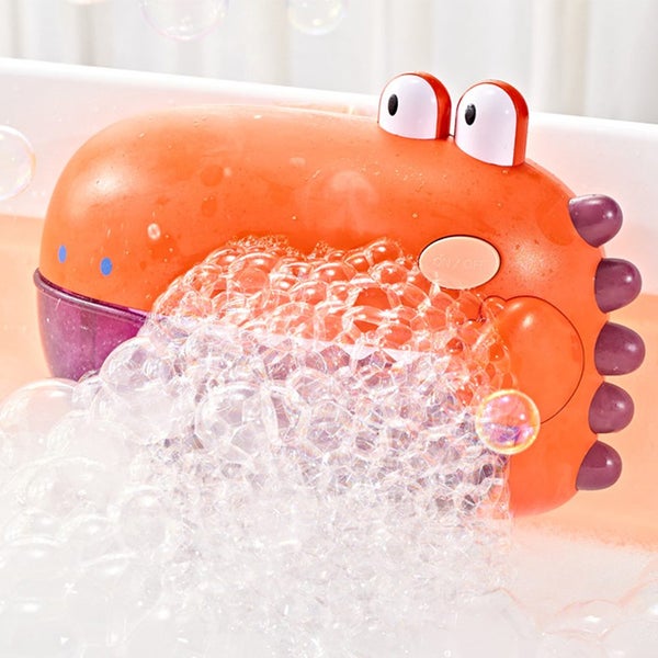 Toy Baby Bath Bubble Toys Dinosaur Bubble Maker Bath with 12 Music Songs Shower Carousel 2