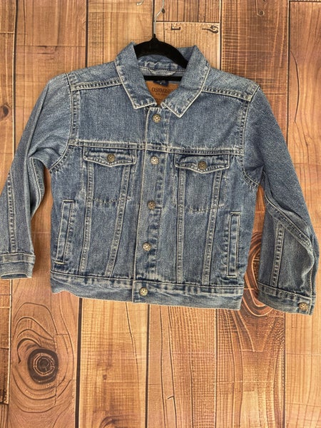 Vintage Osh Kosh Blue washed Denim Button up Jacket - 6 Years Carousel 1