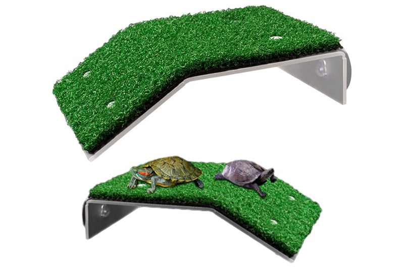 Cora Turtle Basking Platform Ramp Reptile Tank Ladder Resting Terrace Simulation Carousel 1
