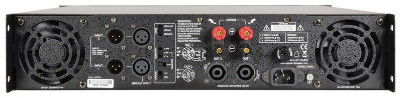 Power Amplifier - 2 x 1350 Watts RMS @ 4 Ohms Carousel 3