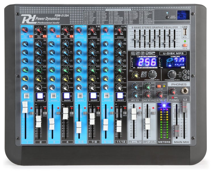 12 Channel Professional Analog Mixer Carousel 1