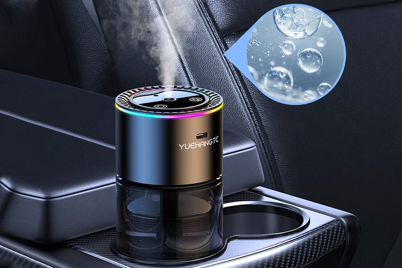 Smart Car Air Freshener Car Diffuser With 3 Modes And Lights For Cars Bedrooms O Carousel 2