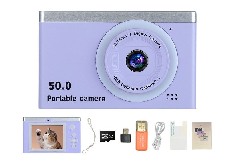 4k Digital Camera Digital Point And Shoot Camera With 32GB Memory Card And Fill Carousel 1