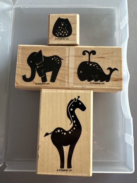STAMPIN UP - ANIMAL STORIES Carousel 1