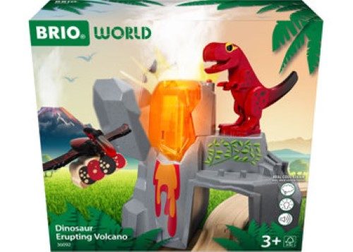 BRIO - Dinosaur Erupting Volcano 5 pieces Carousel 1