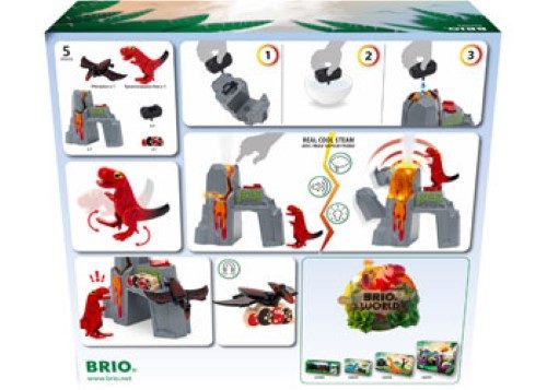 BRIO - Dinosaur Erupting Volcano 5 pieces Carousel 8