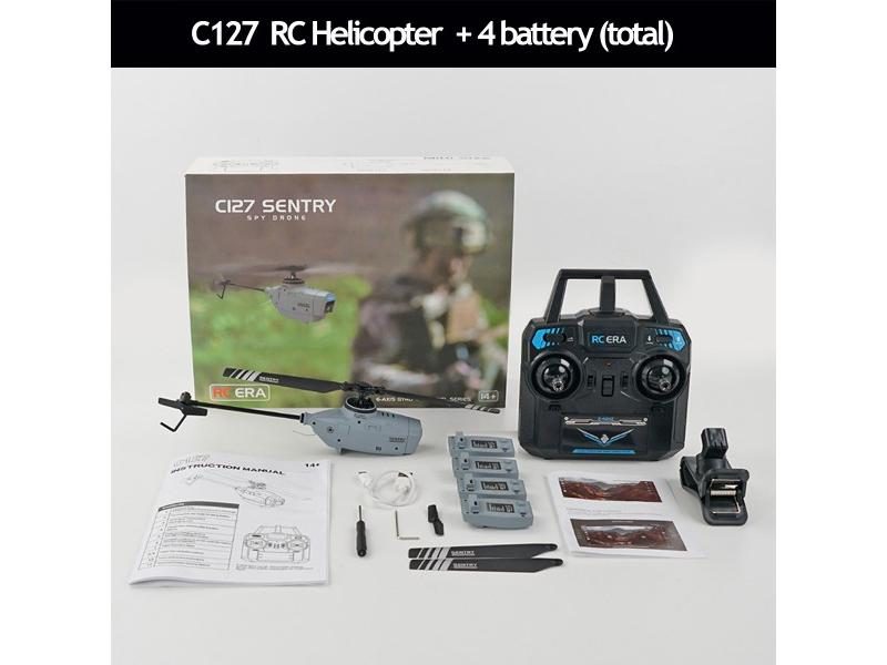 C127 RC Helicopter 720P RC Drone Camera Wide Angle 2.4GHz 6-Axis Wifi Single Carousel 1