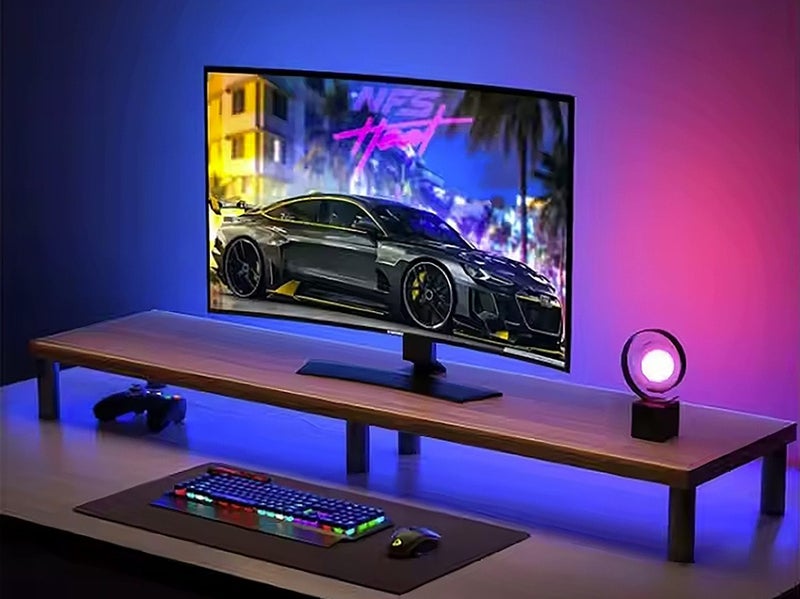 Dual Monitor Stand Riser Carousel 1