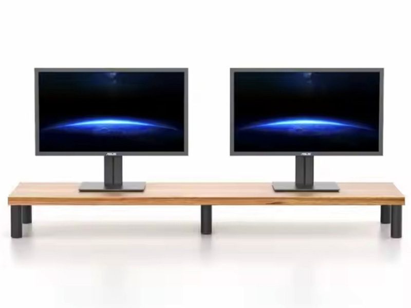 Dual Monitor Stand Riser Carousel 2