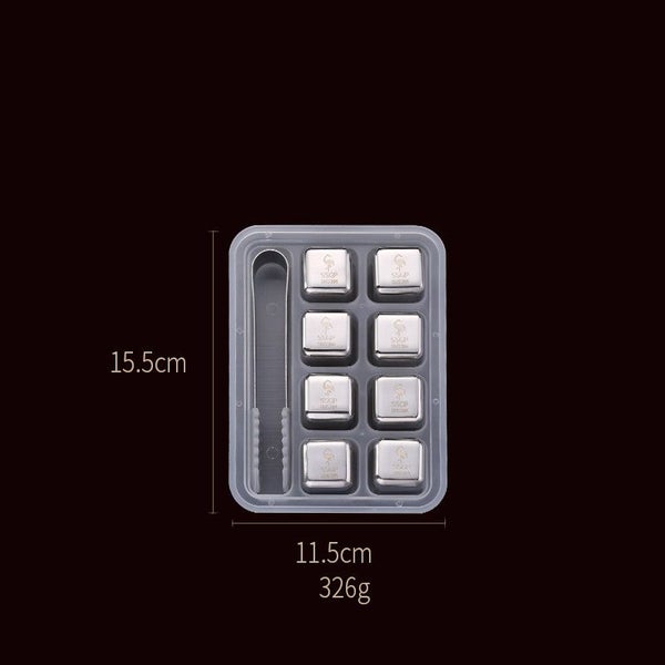 Stainless Steel ICE Cube Set Carousel 7