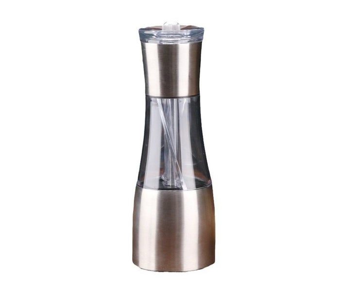 Sturdy Dual Salt and Pepper Grinder Combo, Adjustable Ceramic Mill Shaker Carousel 1