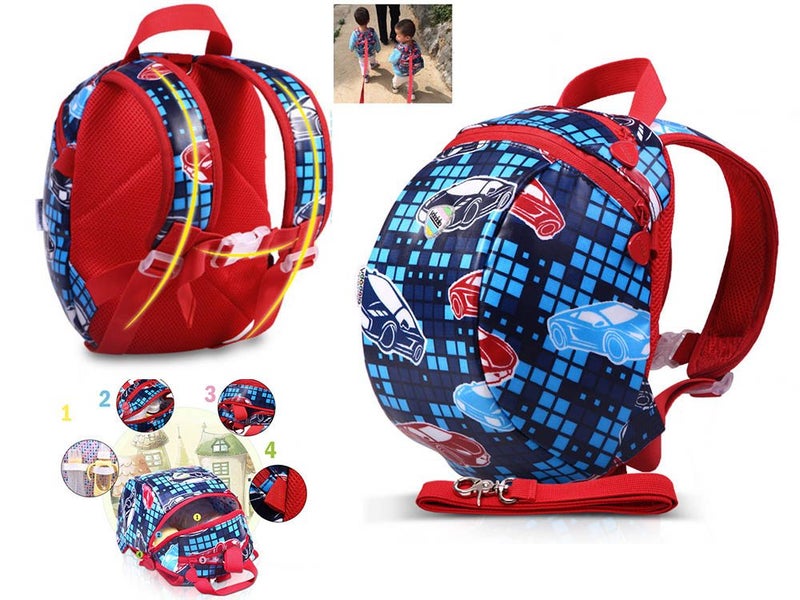 Kids Safety Harness Reins Toddler Back Pack Bag Carousel 4