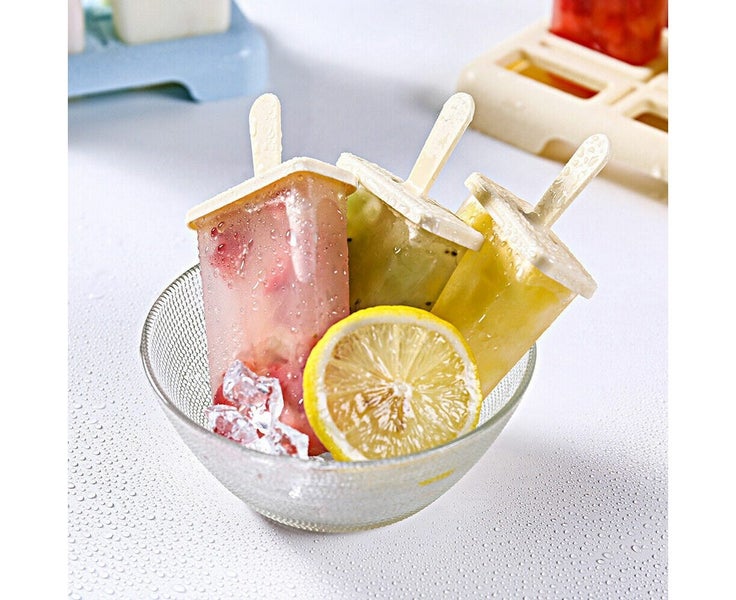 9 Cells Block Moulds Ice Cream Mold Icy Pole Jelly Pop Popsicle Maker Mould Tray Carousel 4
