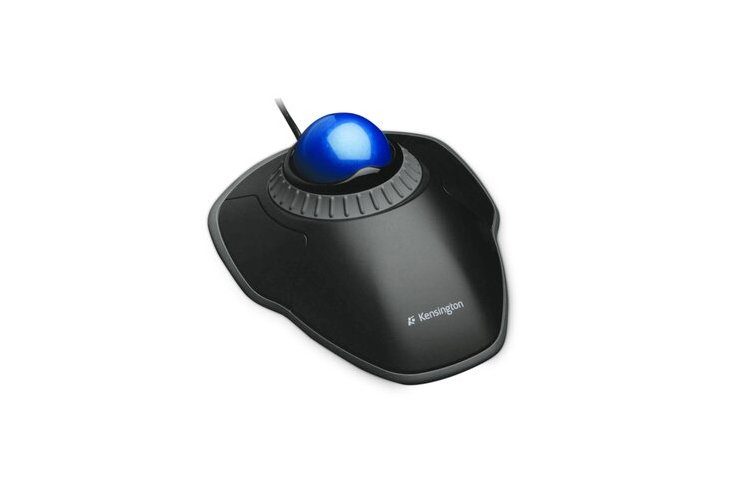 Kensington Orbit Optical Mouse Trackball Scroll Ring Wrist Rest Carousel 1