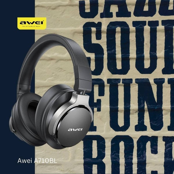 Wireless Bluetooth Headphone - Active Noise Cancellation -14 Hours Playback Carousel 1