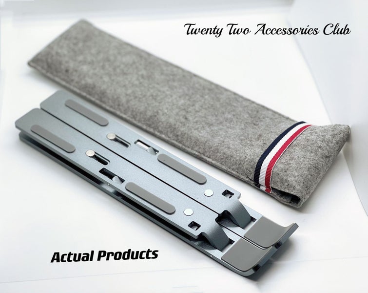 Alloy Laptop Stand - Adjustable Viewing & Keyboard Angle Carousel 10
