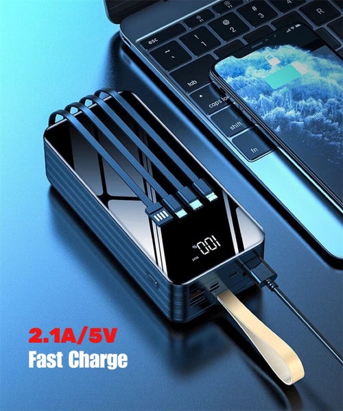 50kmAh/100KmAh Power bank - 66W Fast Charge - 4 USB Ports - Digital Readout Carousel 4