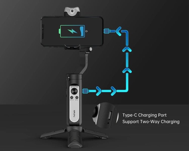 Smartphone Gimbal -3 Axis with Built-in AI Visual Tracking - Hohem iSteady V262940496828803113