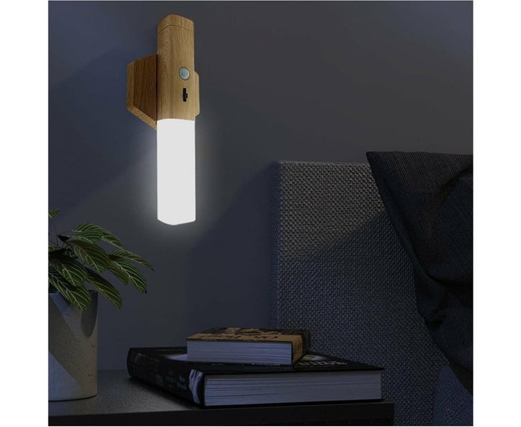 2Pcs Motion Sensor Night Light Battery Operated Wall Light with Magnetic Base Carousel 4