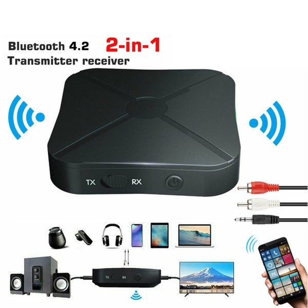 3pack 2in1 Bluetooth Transmitter Receiver Wireless Adapter TV Home Stereo A2D... Carousel 1