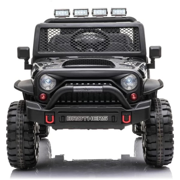 12 Jeep Inspired Ride On Car Kids Fairyland Adventure - Black Carousel 2