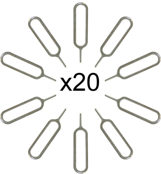 20pcs Sim Card Tray Eject Pin Needle Key Tool for Apple iPhone iPad Samsung Carousel 1