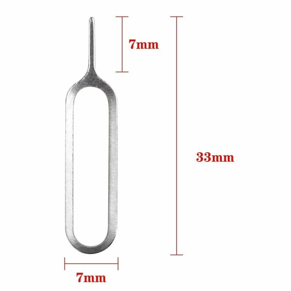 20pcs Sim Card Tray Eject Pin Needle Key Tool for Apple iPhone iPad Samsung Carousel 2