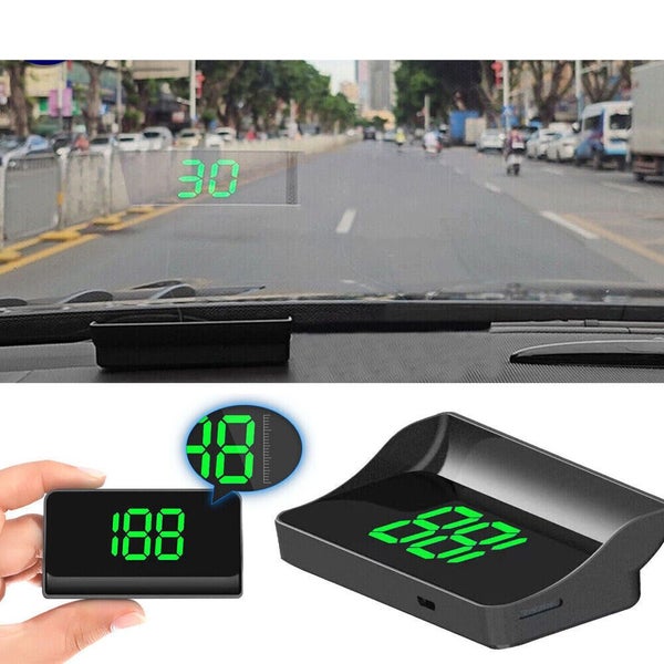 HUD GPS Head Up Display Speedometer Odometer Car Digital Speed Universal Carousel 1
