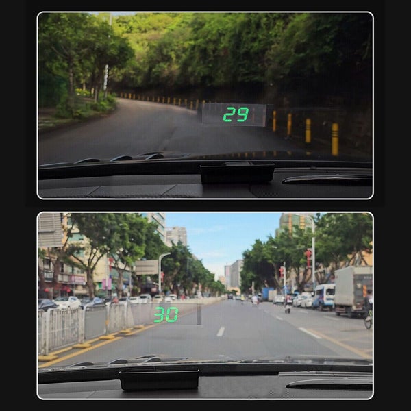 HUD GPS Head Up Display Speedometer Odometer Car Digital Speed Universal Carousel 2