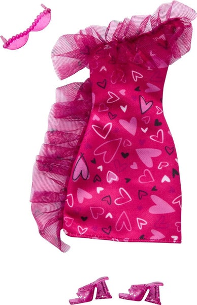 Barbie: Complete Looks Fashion - Heart Print Dress Carousel 2