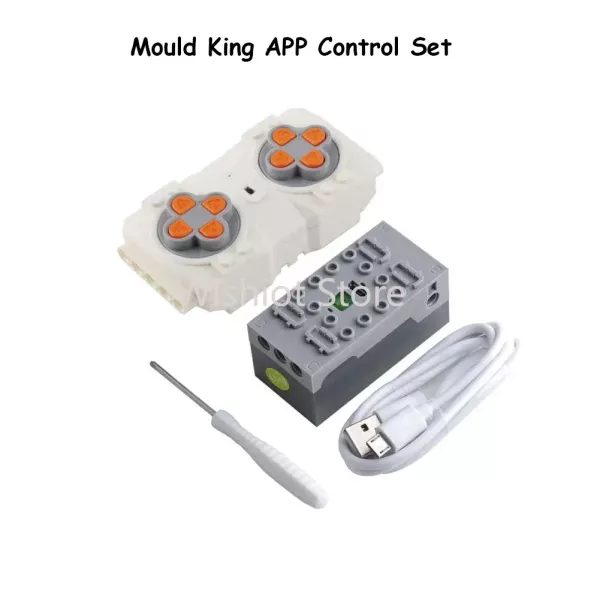 Legoeds-compatible MOC Technical Power Functions M Motor 8883 Modified Remote Carousel 1