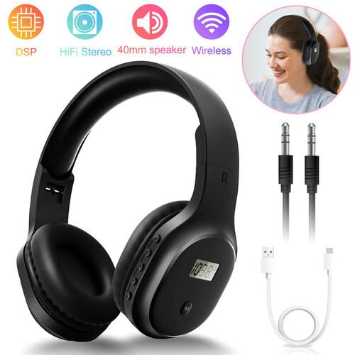 Wireless Bluetooth Headphones Headset with Portable FM Radio Carousel 9