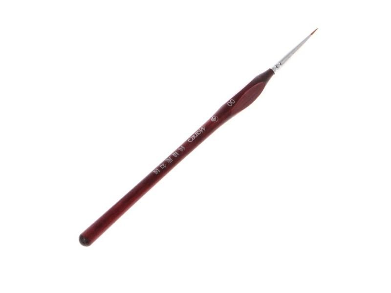 Miniature Paint Detail Brush Wolf Hair Fine Detailing For Art Supplies Carousel 1