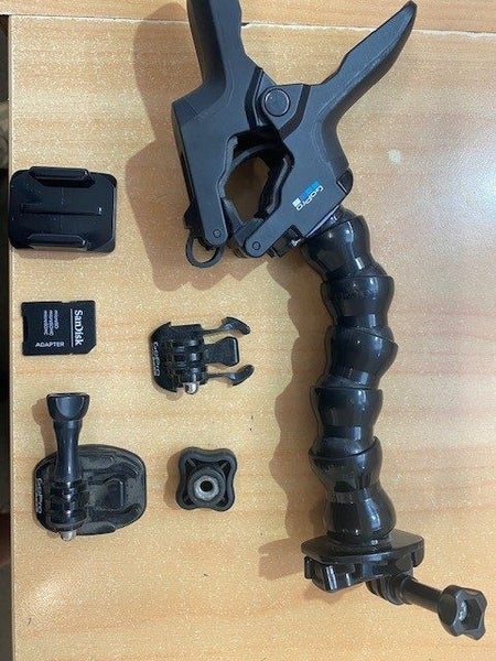 Go Pro Hero 9 in case with Gooseneck roll cage mount Carousel 2