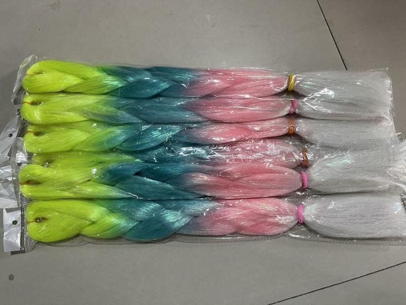 Desire For Hair 24 Inch Glowing Hair In Darkness Synthetic Lightenning Jumbo Carousel 1
