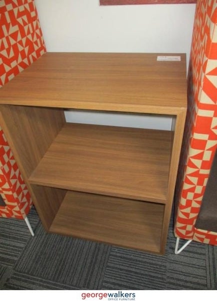 PR5731 - Coffee Woodgrain Storage Shelf Carousel 3