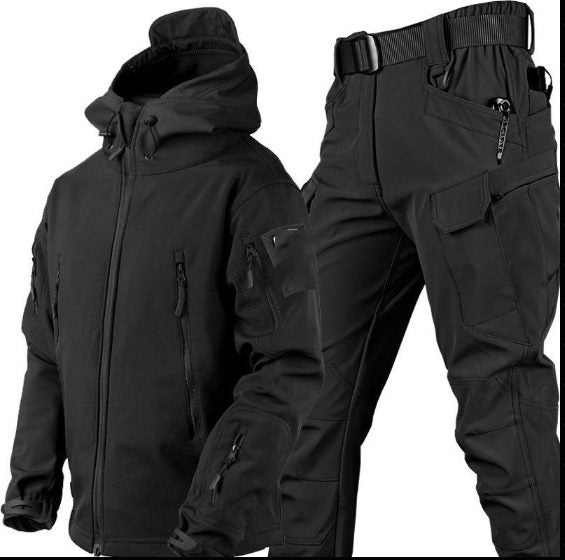 Jacket AND Pants Military Tactical Soft Shell Coat Water Resistant Windbreaker Carousel 6